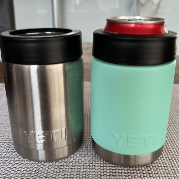 YETI 355ml Colstar Can Insulator.  2 Stainless Steel, 1 Mint - Picture 3 of 3